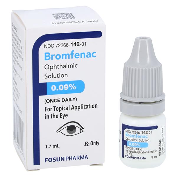 Bromfenac Sodium Ophthalmic Solution 0.09% Bottle 1.7mL Each