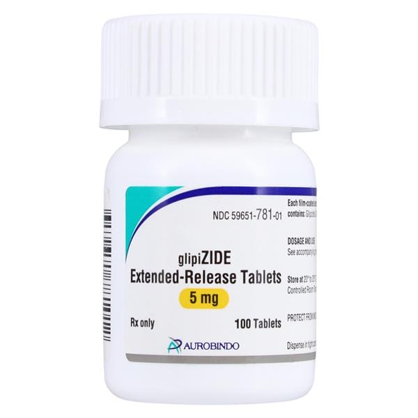 Glipizide ER Extended-Release Tablets 5mg Bottle 100/Bottle Each