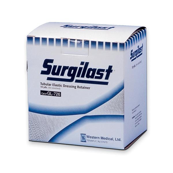 Surgilast Tubular Bandage Elastic 10yd White Non-Sterile Ea