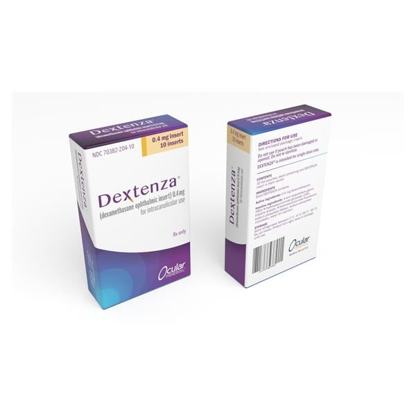 Dextenza Ophthalmic Insert 0.4mg Carton 10/Package