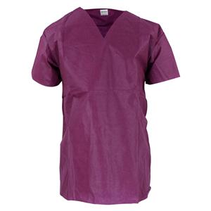 Scrub Shirt Large Maroon 50/Ca