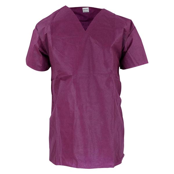 Scrub Shirt Small Maroon 50/Ca
