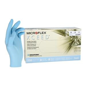 XCEED Nitrile Exam Gloves Medium Blue Non-Sterile 250/Bx