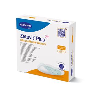 Zetuvit Plus Silicone Border Dressing 7x7" Sterile Sacrum Super Absorbent LF
