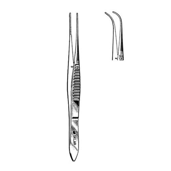 Eye Dressing Forceps 4" Blunt Non-Sterile Ea