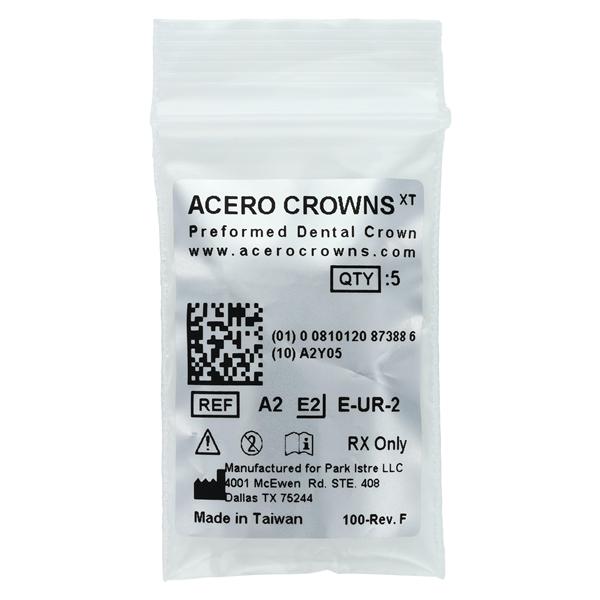 ACERO Crowns Size 2 2nd Primary Upper Right Molar 5/Pk 5/Pk
