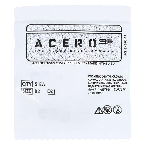 ACERO Crowns 2 1st Primary Upper Right Molar 5/Pk 5/Pk
