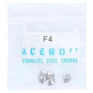 ACERO Crowns Size 4 Primary Upper Left Central 5/Pk 5/Pk