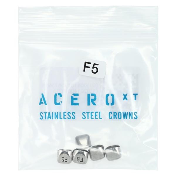 ACERO Crowns 5 Primary Upper Left Central 5/Pk 5/Pk