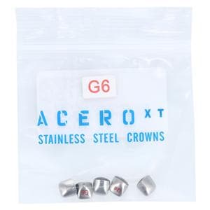 ACERO Crowns Size 6 Primary Upper Left Lateral 5/Pk 5/Pk