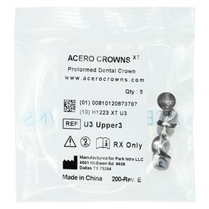 ACERO Crowns 3 Upper Canine 5/Pk 5/Pk