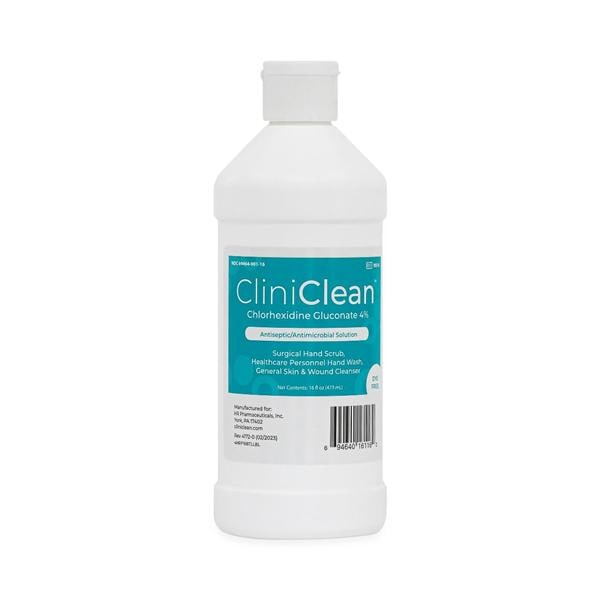 CliniClean Antiseptic Solution Antiseptic 16oz Flip Top Bottle Fragrance Free Ea, 12 EA/CA