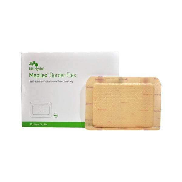 Mepilex Border Flex Foam Wound Care Dressing 6x8"