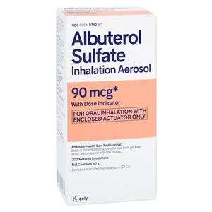 Albuterol Sulfate HFA Inhalation Aerosol 90mcg Inhaler 6.7gm Each