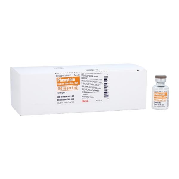 Phenytoin Sodium Injection 50mg/mL SDV 5mL 10/Package