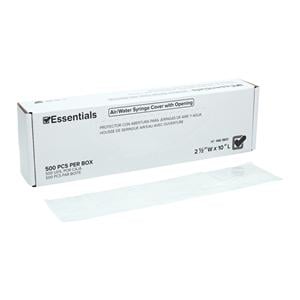 Essentials Syringe Barrier Sleeves 10 in x 2.5 in 500/Bx, 36 BX/CA