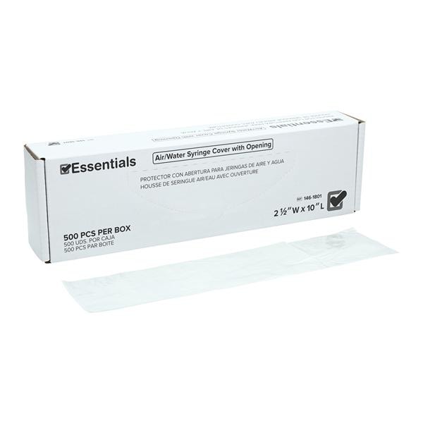 Essentials Syringe Barrier Sleeves 10 in x 2.5 in 500/Bx, 36 BX/CA