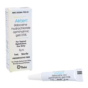 Akten Lidocaine Ophthalmic Gel Tube 1mL Each