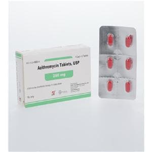 Azithromycin Tablets 250mg Blister Pack Each