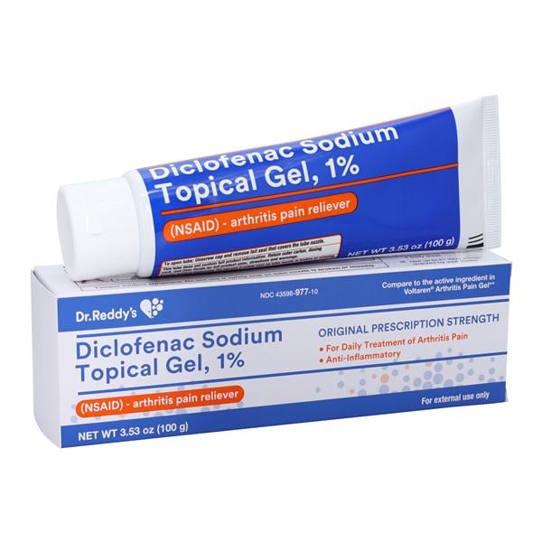 Diclofenac Sodium Topical Gel 1% 100gm Tube 100GM/Tb