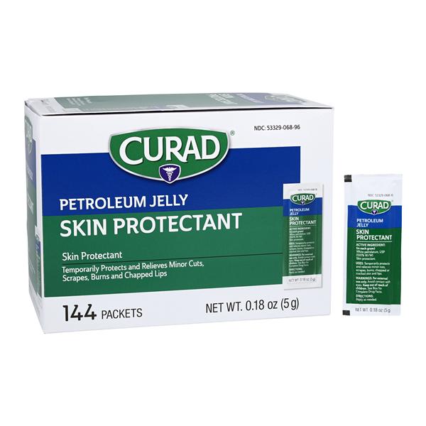 Curad Skincare Protectant Petroleum Jelly 144/Bx, 6 BX/CA