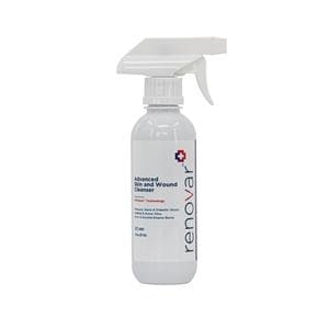 Renovar Wound Cleanser 8oz HOCI/NaCI Non-Sterile Clr LF Btl Disposable 12/Ca