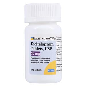 Escitalopram Oxalate Tablets 20mg Bottle 100/Bottle Each