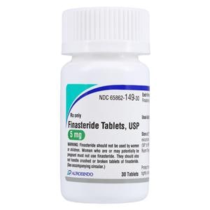 Finasteride Tablets 5mg Bottle 30/Bottle Each