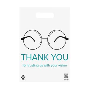 Eye Care Supply Bag Clear Plastic 8x12" 100/Pk