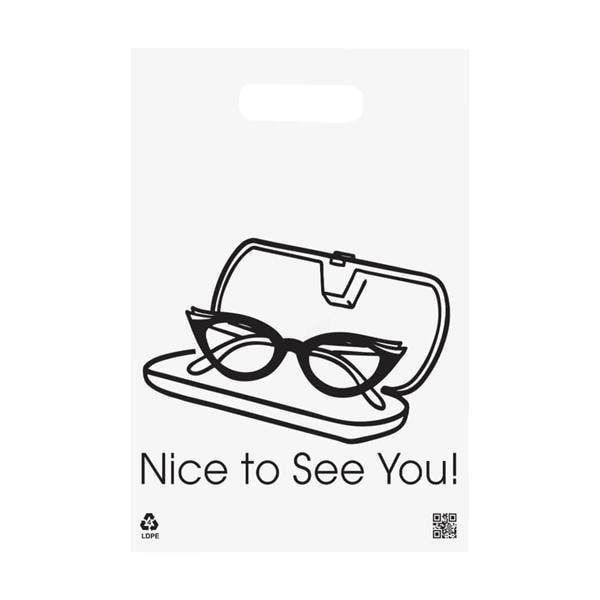 Eye Care Supply Bag Clear Plastic 8x12" 100/Pk