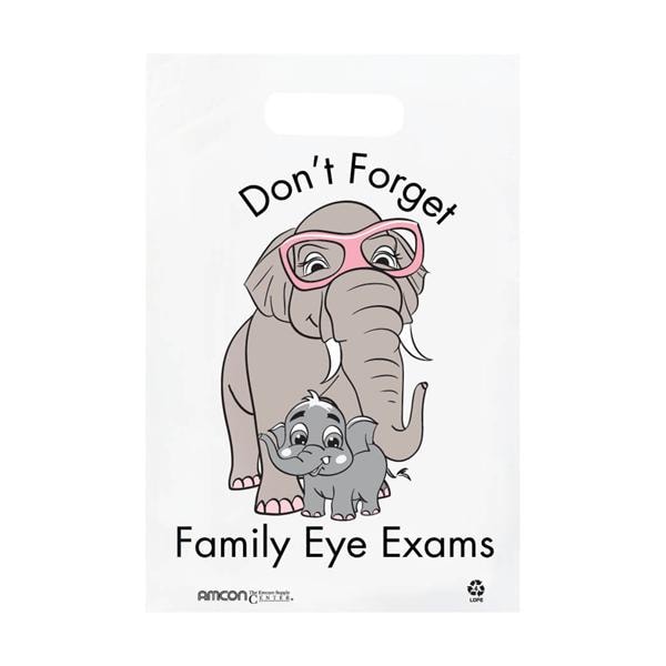 Eye Care Supply Bag Clear Plastic 8x12" 100/Pk