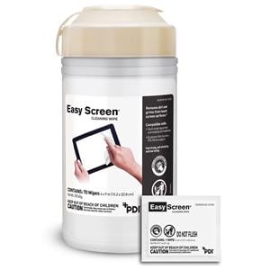 Easy Screen Germicidal Wipes Individual Packets 50/Bx, 10 BX/CA