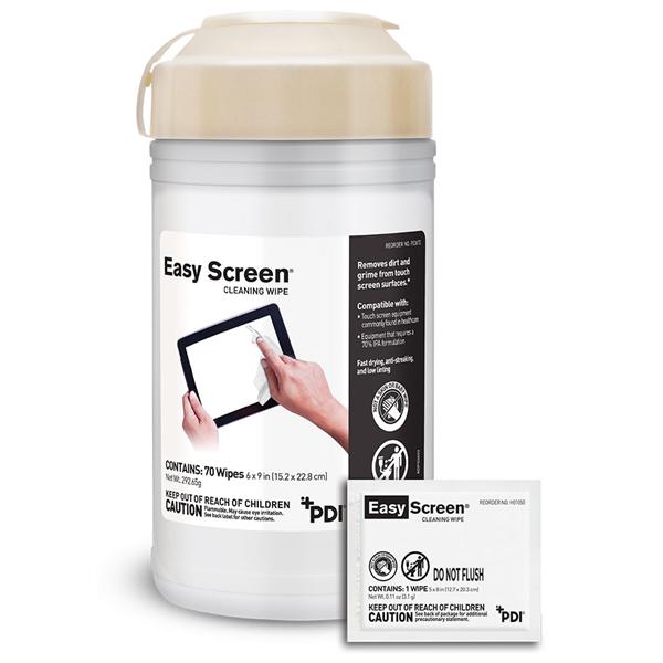 Easy Screen Germicidal Wipes Individual Packets 50/Bx, 10 BX/CA