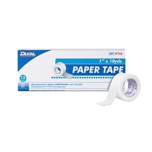 Surgical Tape Paper 1"x10yd White Non-Sterile 12/Bx, 12 BX/CA