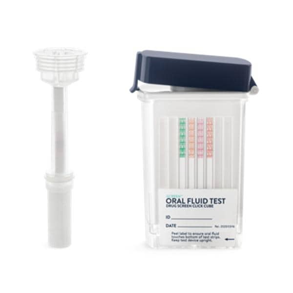 iScreen 9 Panel Oral Fluid Drug Cube Employment & Insurance Use Only 25/Bx