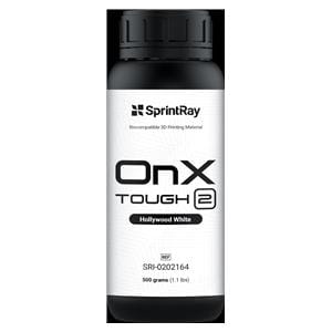 OnX Tough 2 3D Resin Hollywood White 500Gm/Bt