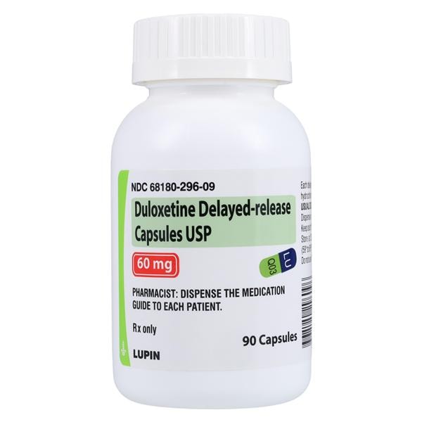 Duloxetine Delayed-Release Capsules 60mg Bottle 90/Bottle Each