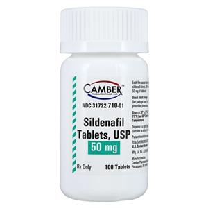 Sildenafil Citrate Tablets 50mg Bottle 100/Bottle Each