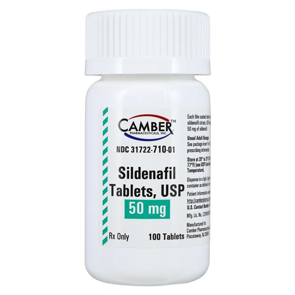 Sildenafil Citrate Tablets 50mg Bottle 100/Bottle Each