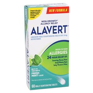 Alavert Dissolvable Tablets 10mg Mint 60/Bx, 24 BX/CA