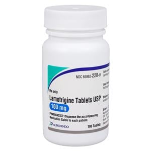 Lamotrigine Tablets 100mg Bottle 100/Bottle Each