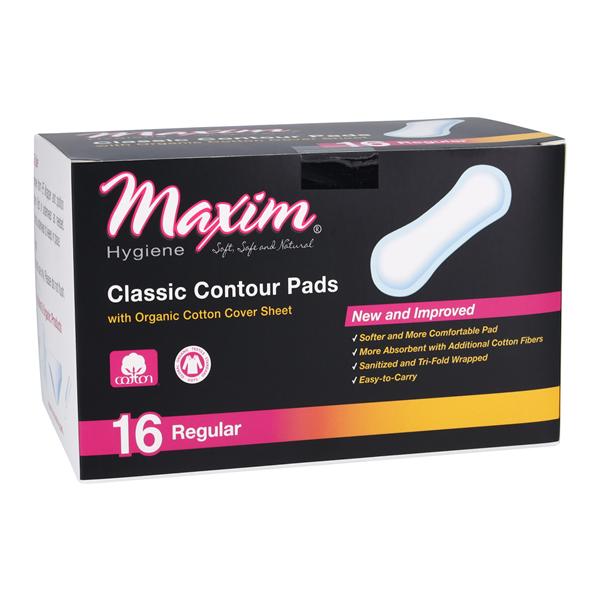 Maxim Pads Regular Single Use 16X12/CA