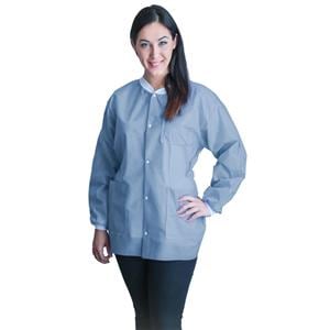 FitMe PPE Lab Jacket Small Ceil Blue 50/Ca