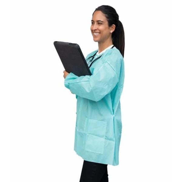FitMe PPE Lab Jacket Small Teal / Green 50/Ca