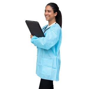 FitMe PPE Lab Jacket 2X Large Sky Blue 50/Ca