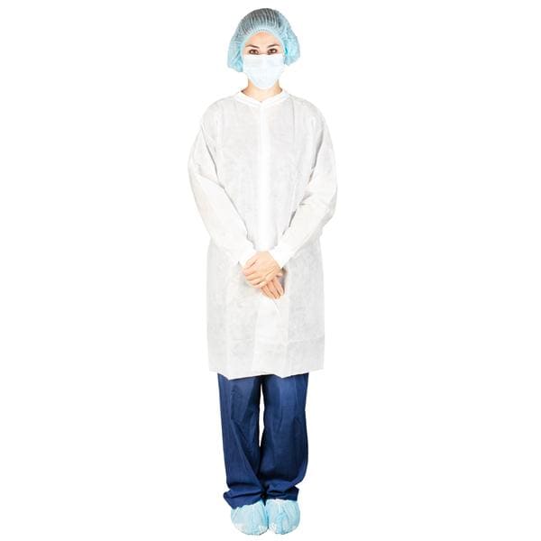 Lab Coat Multi Layer SMS 2X Large White 50/Ca