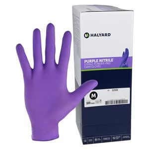 Nitrile Exam Gloves Medium Purple Sterile, 4 BX/CA