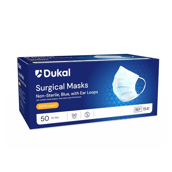 Face Mask ASTM Level 1 Blue 300/Ca