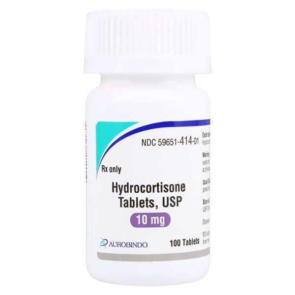 Hydrocortisone Tablets 10mg Bottle Each