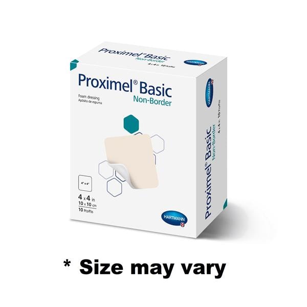 Proximel Basic Foam Non-Border Dressing 6x6" Sterile Square Non-Adhesive Wt/Tn